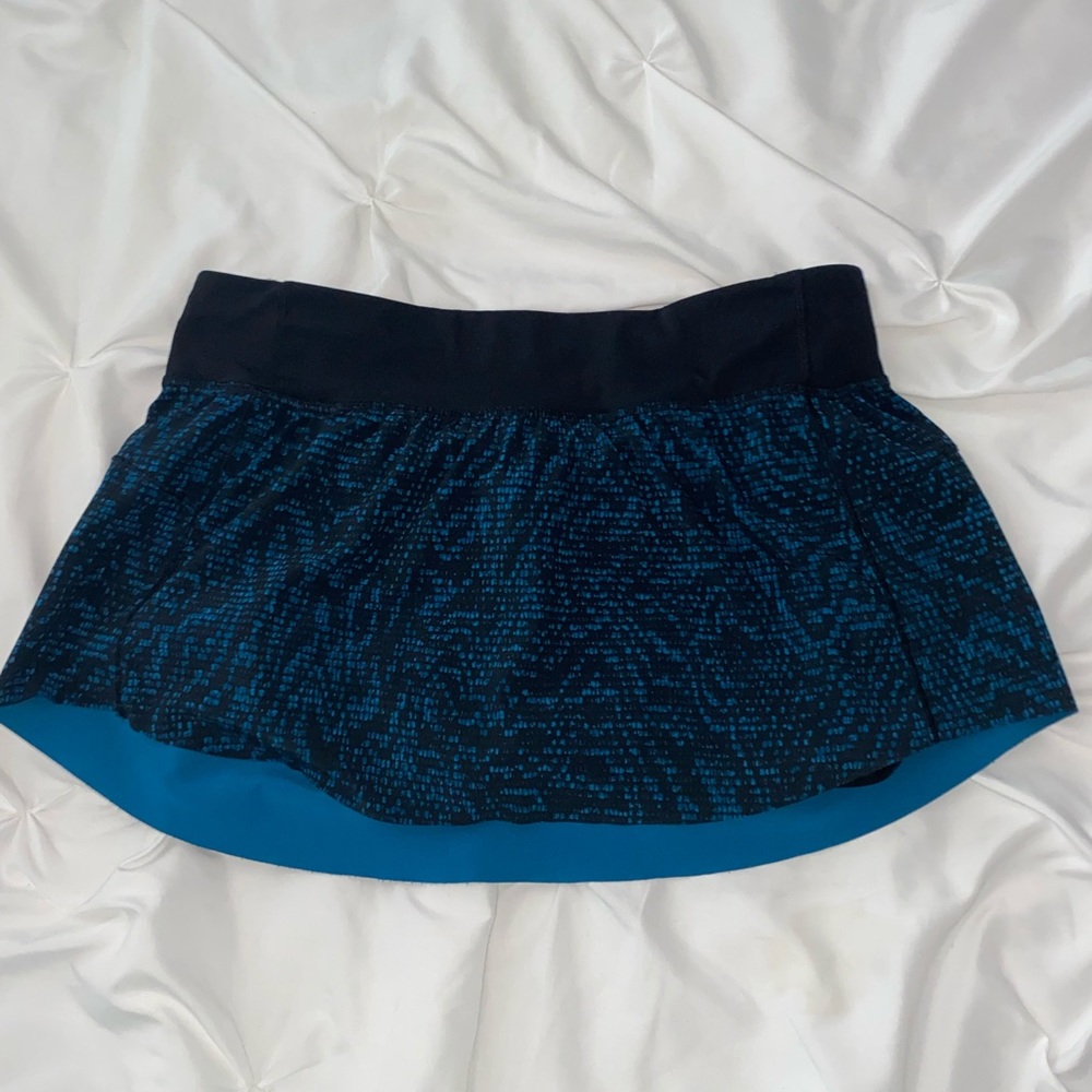 Black and Blue Lululemon Skirt
